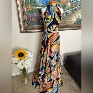 Gorgeous Skyscraper Maxi Dress, Nicole Miller. The dress is new. Never worn.